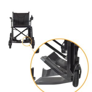 Buy cheap Lithium Battery Lightweight Foldable Wheelchair 125kg Load With Brushless from wholesalers