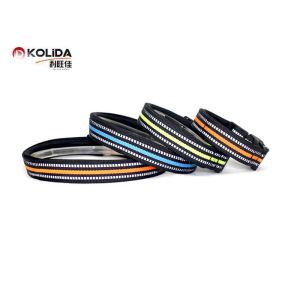 Buy cheap Blue / Green / Orange Nylon Dog Collars , Reflective Dog Collars 4 Sizes 150g Weight from wholesalers