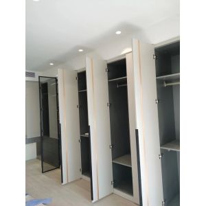 Buy cheap Door Invisible Oak Handle Hotel Modern White Cabinet from wholesalers