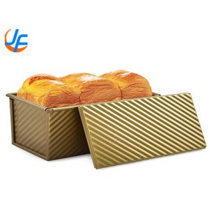Buy cheap RK Bakeware China Foodservice NSF Glaze Pullman Loaf Pan With Cover Aluminum Bread Toast Baking Pan from wholesalers
