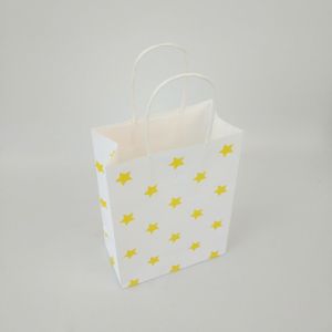 Buy cheap 250g White Kraft Paper Packaging Printed Paper Bags 25g/Pcs from wholesalers