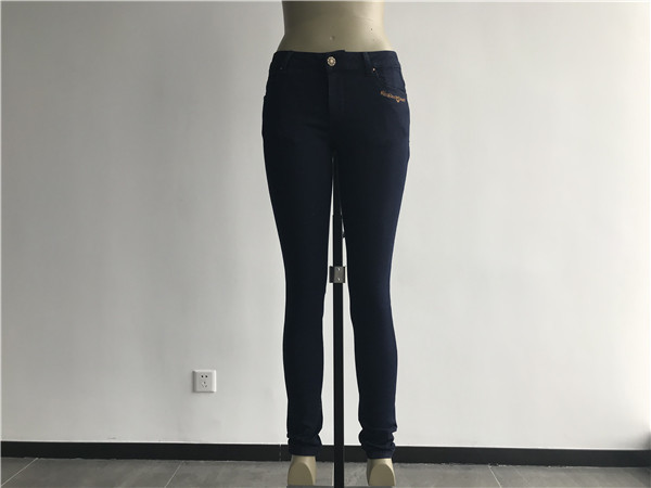 Buy cheap Pristine Wash Ladies Denim Jeans With Functional Pockets / Embroidery TW81288 from wholesalers