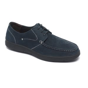 Buy cheap Blue Lace Up Anti Odor Breathable Mens Leather Moccasins from wholesalers
