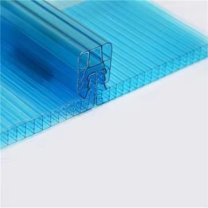 Buy cheap 6mm-40mm Thickness Strong Customized Danpalon U-locking Polycarbonate Facade Transparent Polycarbonate Hollow Sheet from wholesalers