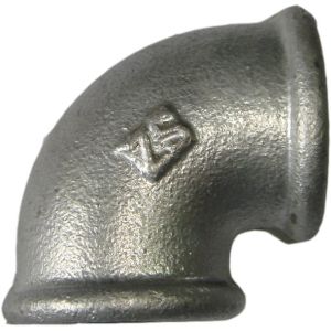 Buy cheap BS thread malleable iron pipe fitting-beaded elbow 90 from wholesalers
