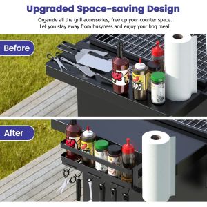 Buy cheap Space Saving BBQ Storage Box with Paper Towel Holder for Blackstone Griddle BBQ Griddle Caddy from wholesalers