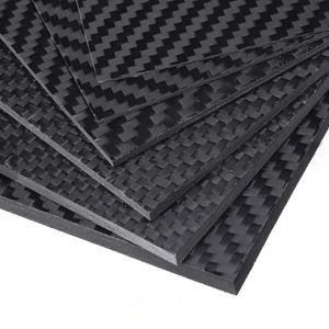 Carbon Fiber Sheets Twill Weave Glossy Or Matte Finish 200 X 300 Mm Or 7.8 X 11