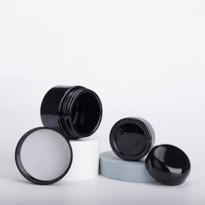 20g 30g 50g Black Eye Cream Jar With Lid Cosmetic Package Container Glass Cream