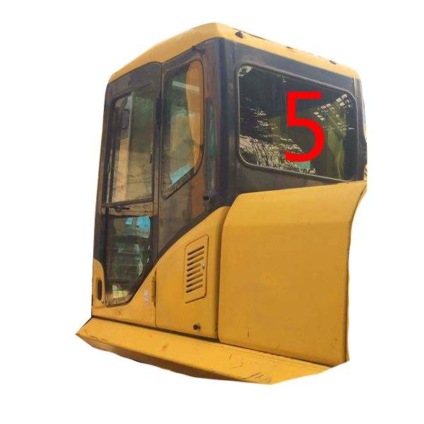 Quality 520mm Wide KOMATSU Cab Glass Excavator Cabin Back Side Curved Tempered Glass for sale