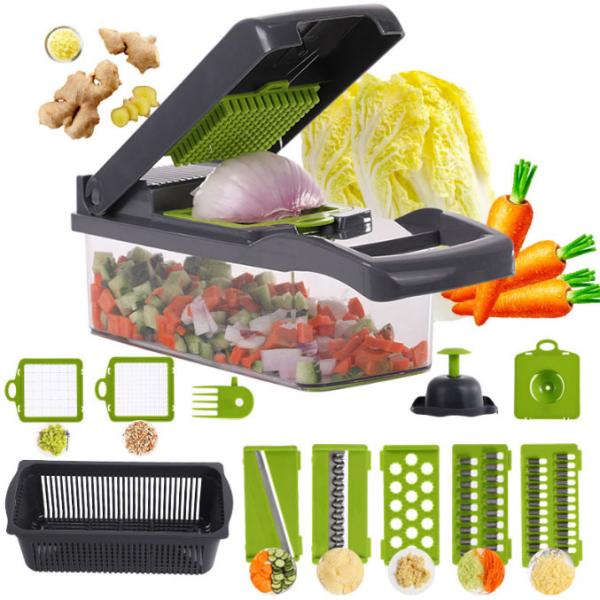 Quality 10 In 1 Manual Vegetable Chopper Slicer Multifunctional for sale