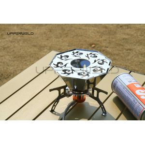 Compact Outdoor BBQ Spider Stove with Gas Stove Adapter Maximum Fire Burn Time 1
