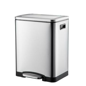 Buy cheap Household Kitchen Trash Can With Foot Pedal Silent Lid Close from wholesalers