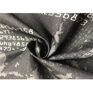 Code Pattern Personalised Printed Fabric Stable High Color Fastness For Leisure
