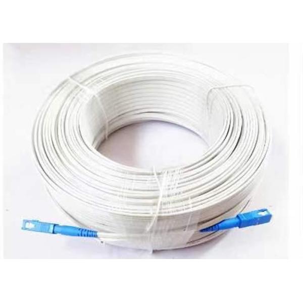 Quality Outdoor White SC G657a Butterfly Cable For FTTB for sale