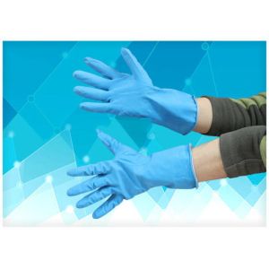 Buy cheap Hospital Grade Disposable Medical Gloves Smooth Surface Polyethylene High Density from wholesalers