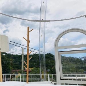 Custom Color Outdoor Bubble Tents Diameter 5m Waterproof Dome Tents