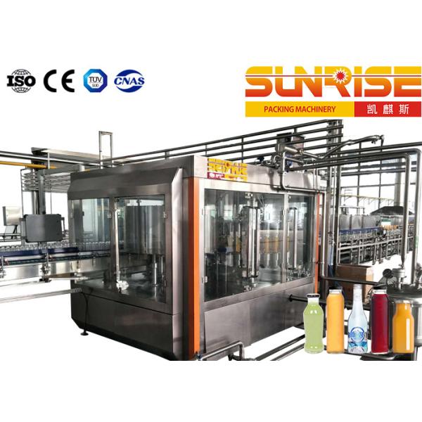 Quality Aluminum Caps Glass Bottle Soda Filling Machine 4000BPH for sale