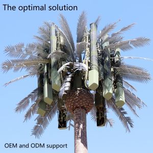Buy cheap 10 20 30 40 50 60 70 80 M Hot Dipped Galvanized Camouflaged Pole Palm / Pine Micro Fake Cell Tower Trees 10 20 30 40 50 60 70 80 M from wholesalers