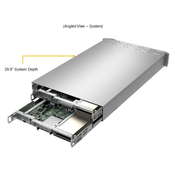 Buy cheap Supermicro AS-2114GT-DPNR 2U Rackmount GPU Server with 2TB DDR4 RAM 2600W Titanium Power from wholesalers