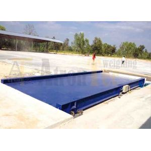High Precision Truck Load Scales , Truck Weigh Bridge Robust Structure