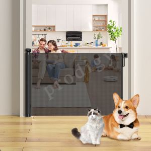 Buy cheap Visual Transparency Retract Baby Gate Expandable Width Adjustable Child Safety Door Barrier from wholesalers