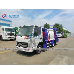 Buy cheap EURO II LHD 5m3 Hydraulic Compression Garbage Truck from wholesalers