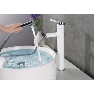 Buy cheap Bathroom Black Golden Retractable 35mm Pull Out Sink Faucet from wholesalers