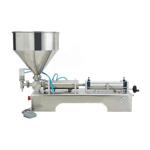 Buy cheap commercial quality electric tomato/sauce/chilli paste bottle filling machine from wholesalers