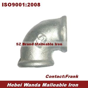 Buy cheap malleable iron pipe fitting elbow 90 beaded BS thread from wholesalers