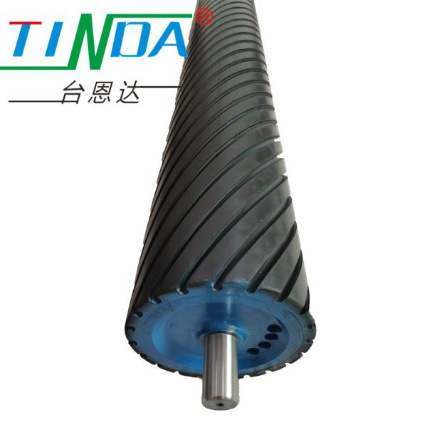 Quality Smooth Surface and Abrasion Resistant Industrial Rubber Roller for Heavy Duty Applications for sale