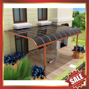 high quality polycarbonate aluminium shelter canopy awning for backyard patio