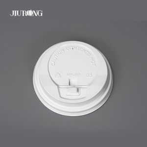 Buy cheap Hot Drink Disposable Paper Cup Cover White Biodegradable Jiurong from wholesalers
