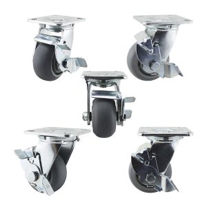 Buy cheap 100mm soft Thermoplastic Rubber Heavy Duty Lockable Casters from wholesalers