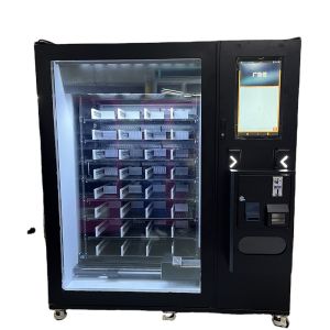 Buy cheap 21.5 Inch Touch Screen Vending Machine With Microwave Oven Frozen Lunch Box Meal Automatic Hot Food Vending Machine from wholesalers