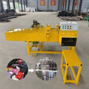Buy cheap Electric Driven Industrial Rags Bagging Press Baler Machine for Field Maintenance from wholesalers