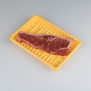 Buy cheap Yellow Hengmaster Plastic Disposable Vegetable Tray For Meat Seafood from wholesalers