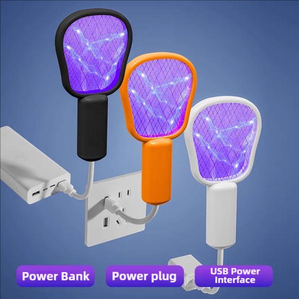 Quality JZ 3 in 1 USB Type Portable Mosquito Lamp with Night Light and High Voltage Swatter Safe Wet Bug Zapper Solid State for sale