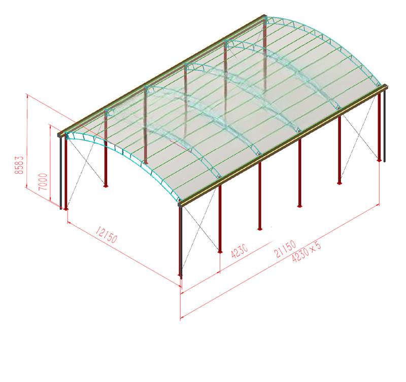 Buy cheap Customized Metal Squash Court Roof CE Certification Durable Design from wholesalers