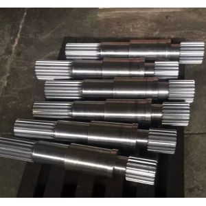 Buy cheap Spline Gear Shaft with Cylindrical Type for Precision Parts Machining in Mechanical Transmission from wholesalers