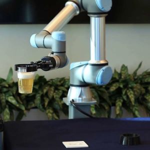 Buy cheap Pick And Place Robot Arm 6 Axis UR5e Cobot Robot With CNGBS Robot Gripper For Robotic Picking Solutions from wholesalers