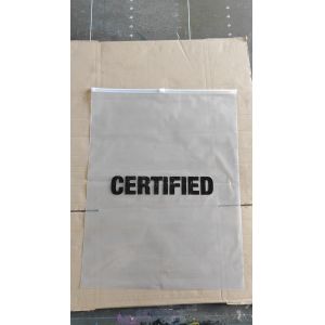 Rectangular Custom Printed Frosted Apparel Packaging For Products