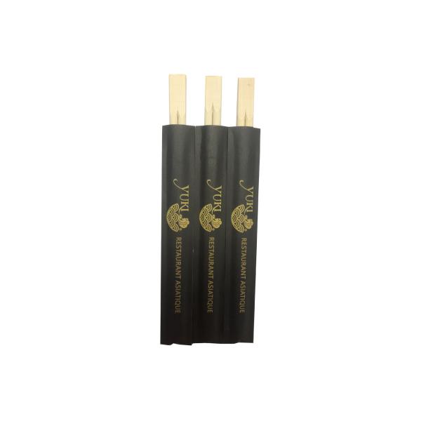 Buy cheap Hygienic Stocked Custom Disposable Chopsticks With Paper Sets from wholesalers