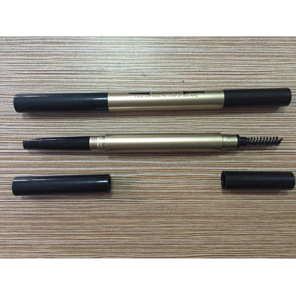 Quality Custom colour spray painted eyebrow pencil with eyebrow brush for sale