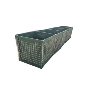 Buy cheap Mil 10 Military Hesco Barrier Height 1m Width 1m Lined With  Geotextile from wholesalers