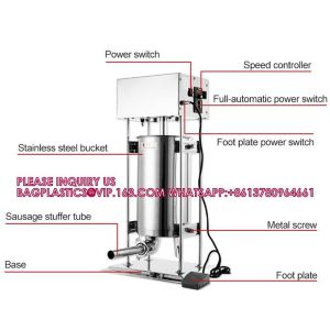Buy cheap Electric Sausage Filling Machine Stuffer Vacuum Stuffers For Home Commercial Sausage Maker from wholesalers