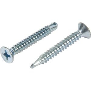 Buy cheap 6mm Flat Head Self Drilling Screws , Stainless Steel Self Threading Screw Cross Socket from wholesalers