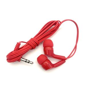 Customized Lower Cost Airline Headsets Coloful Disposable Earphones with