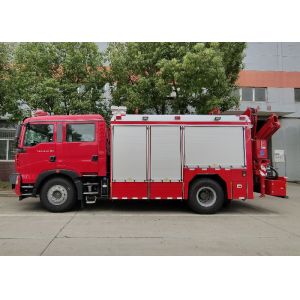 Buy cheap 100Km/H 4x2 Drive 5.5m Lifting Emergency Rescue Vehicle for Rescue and Fire Fighting from wholesalers