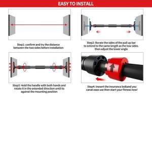 Buy cheap Doorway pull-up Pullup Bar Hot Sale Indoor Multi-Functional Pull Up Bar Wall Mounted Gym Door Chin Pull Up Bar from wholesalers