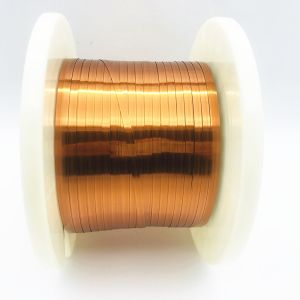 Buy cheap Polyamideimide Rectangular Enamelled Copper Wire 4.0mm * 0.65mm from wholesalers